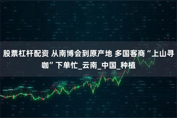 股票杠杆配资 从南博会到原产地 多国客商“上山寻咖”下单忙_云南_中国_种植